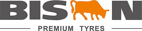 Logo degli pneumatici premium Bison